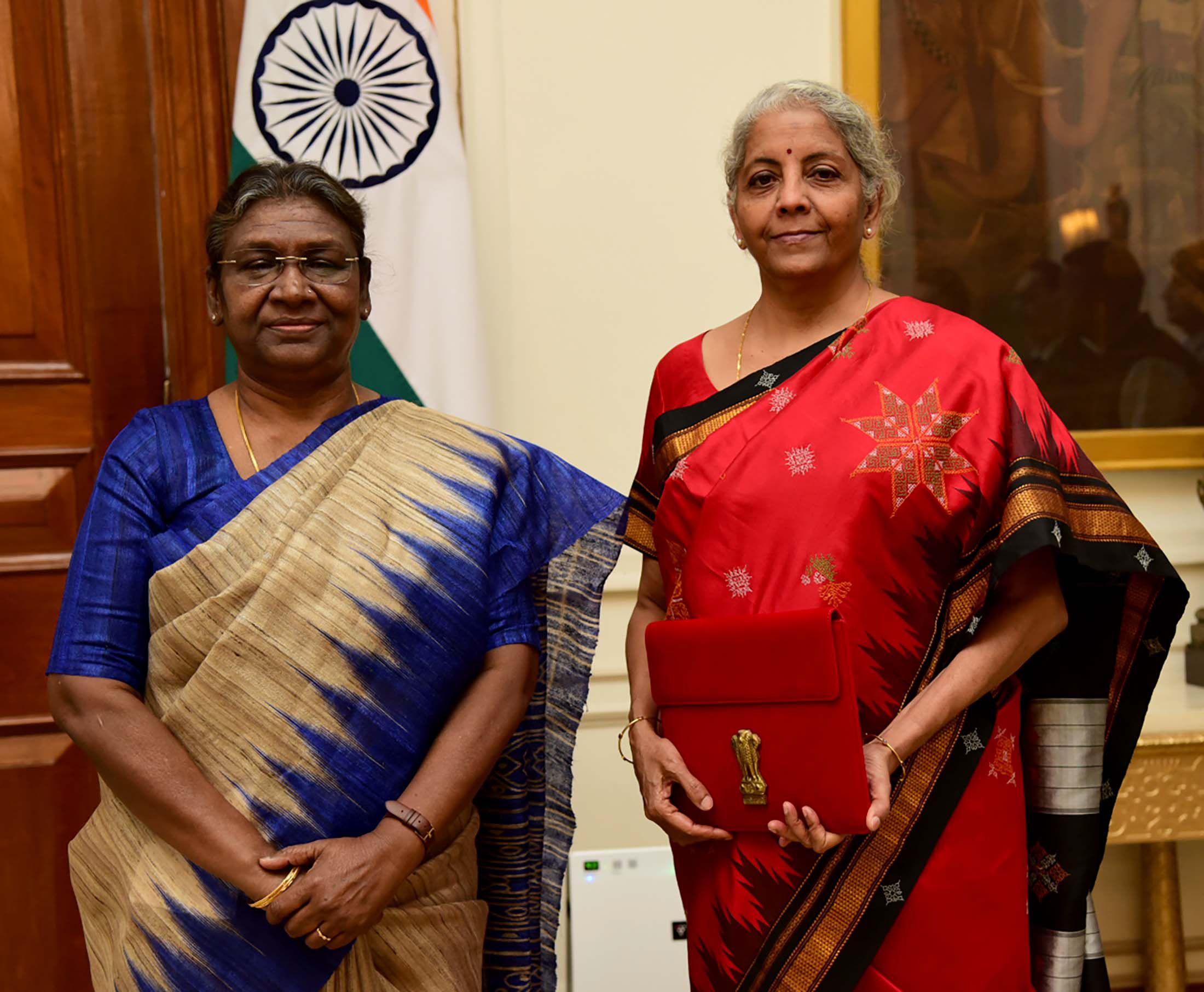 Nirmala Sitharaman with President of India.jpg